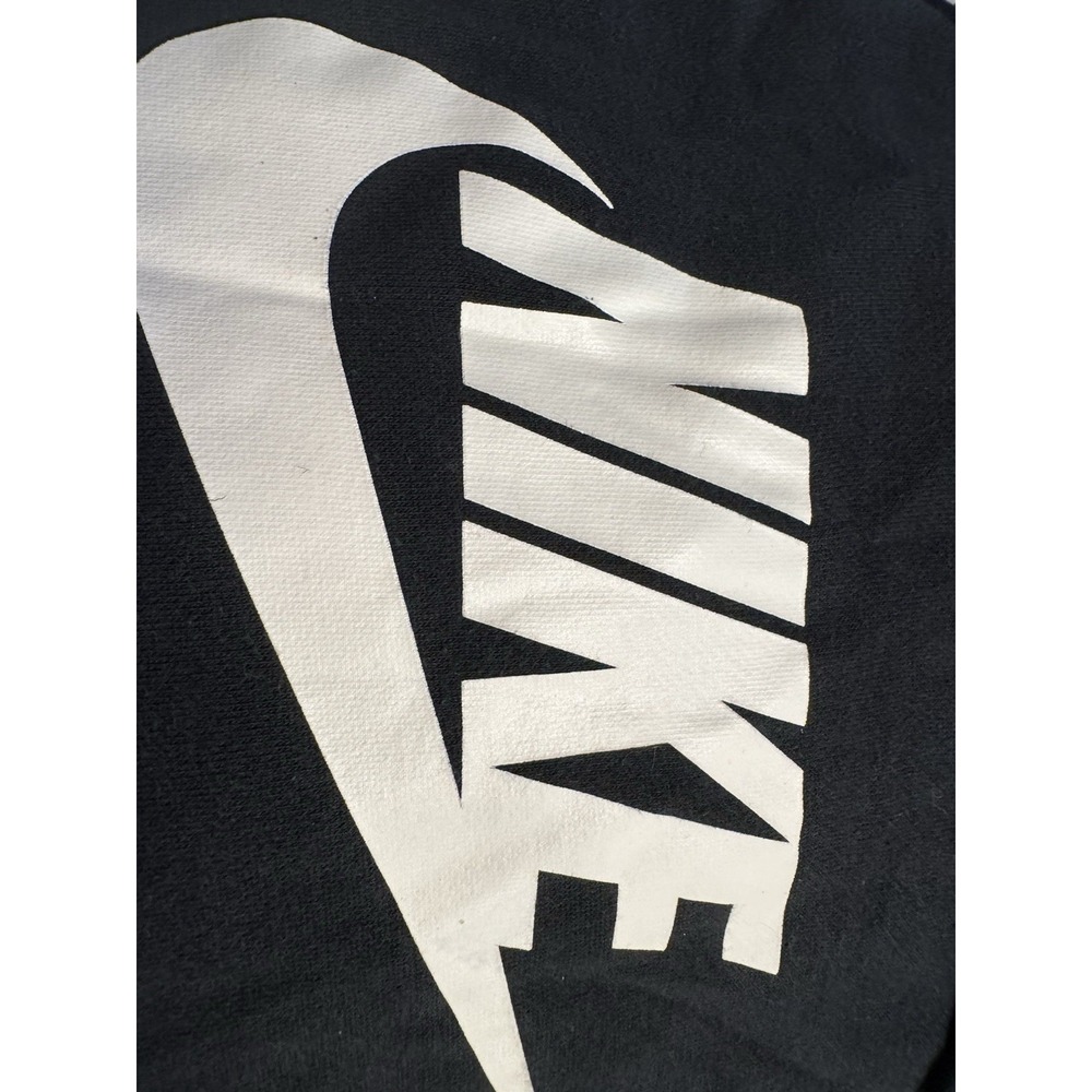2 Nike Women's Pullover Hoodies Sweatshirts Gray Black Swoosh Logo Gray-M BLK-L - Picture 2 of 9